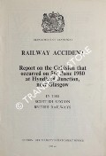 Railway Accident - Report on the Collision that occurred on 5th June 1980 at Hyndland Junction near Glasgow in the Scottish Region British Railways by Department of Transport